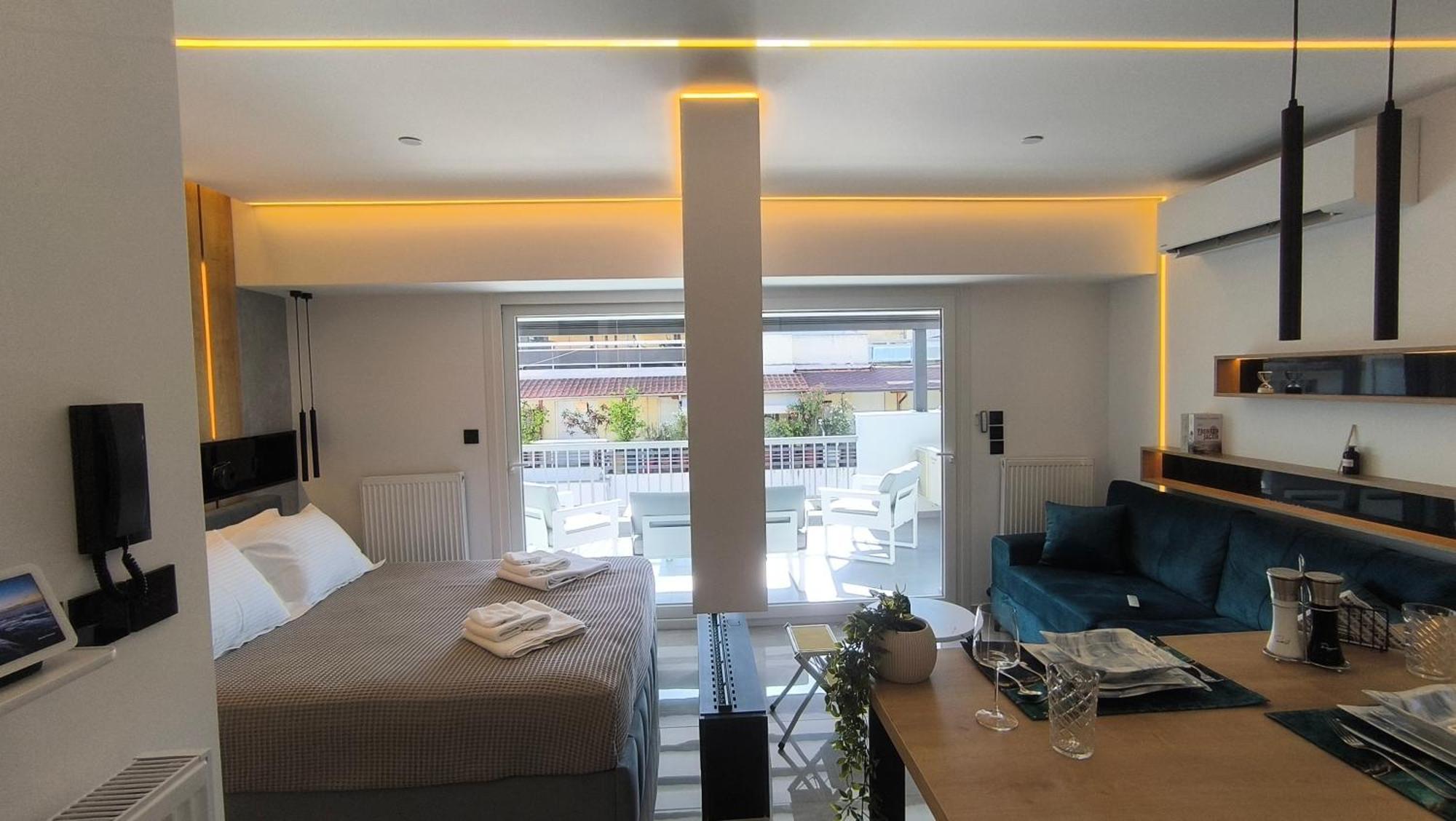 Larisa Absolute Suites, Sky View Smart Home Exterior foto