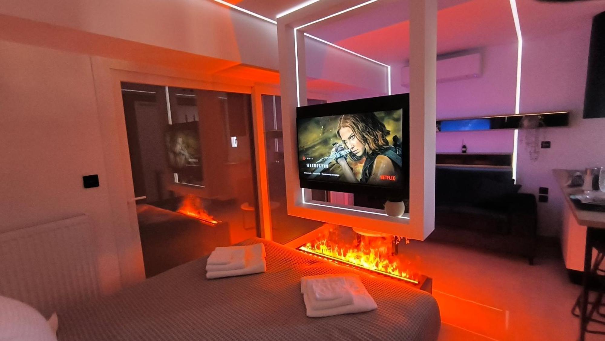Larisa Absolute Suites, Sky View Smart Home Exterior foto